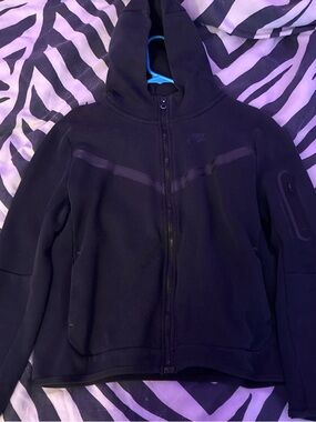 Kids Nike Black Hooded Full-Zip Jacket